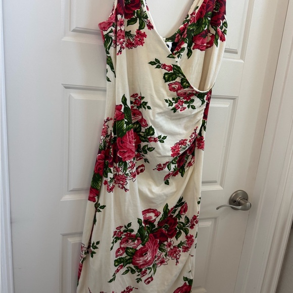 Betsey Johnson Archive Cabbage Rose Peplum Bodycon Tank Dress - Picture 6 of 9